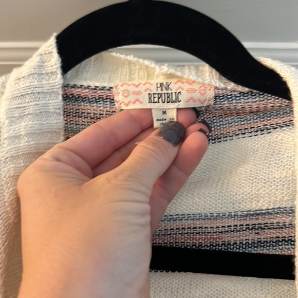 Medium Pink Republic Cardigan - Picture 2 of 4